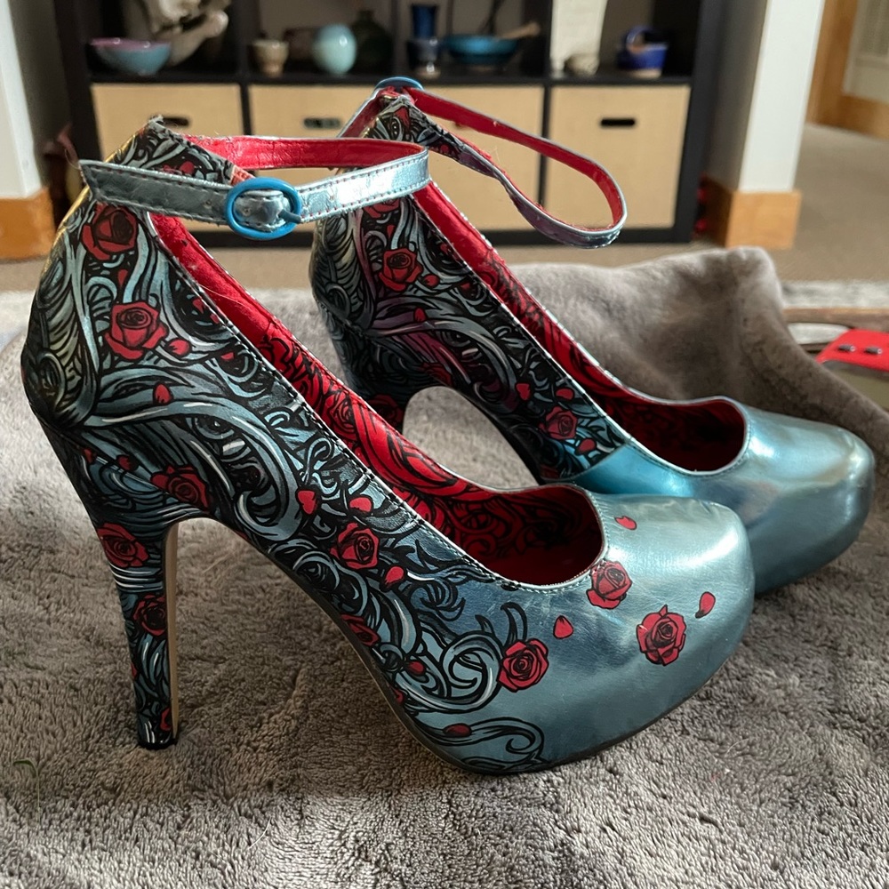 Iron Fist Vegan Leather heels